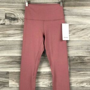 Lululemon Align HR Pant 25” *Nulu Size 6 Brier Rose NWT